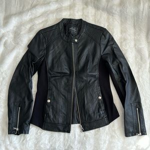 Sebby Collection Black Moto Jacket